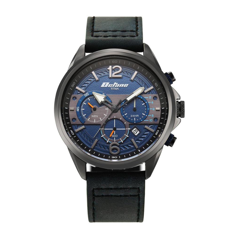 Titan Octane Cred Blue Men's Watch 90238KL02
