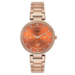 TIMEX Cosmic Awe Orange Dial Women Watch TWEL18701