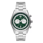 Emporio Armani Racer Green Dial Men's Chronograph Watch AR11637