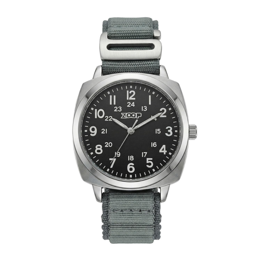 Zoop Metal Cool Grey Kids Unisex Watch 16064SP02