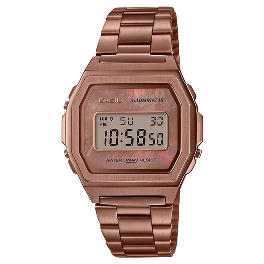 CASIO Vintage Rose Gold Men & Women Watch D197 A1000RG-5EF