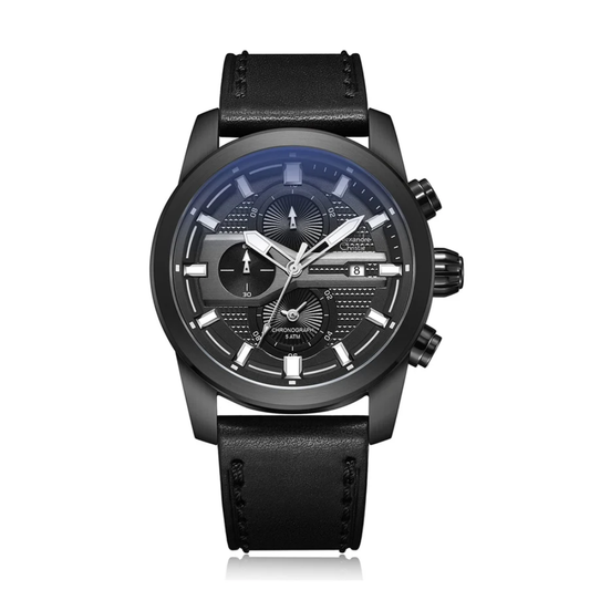 Alexandre Christie Chronograph Black Men's Watch 6562MCLIPBA
