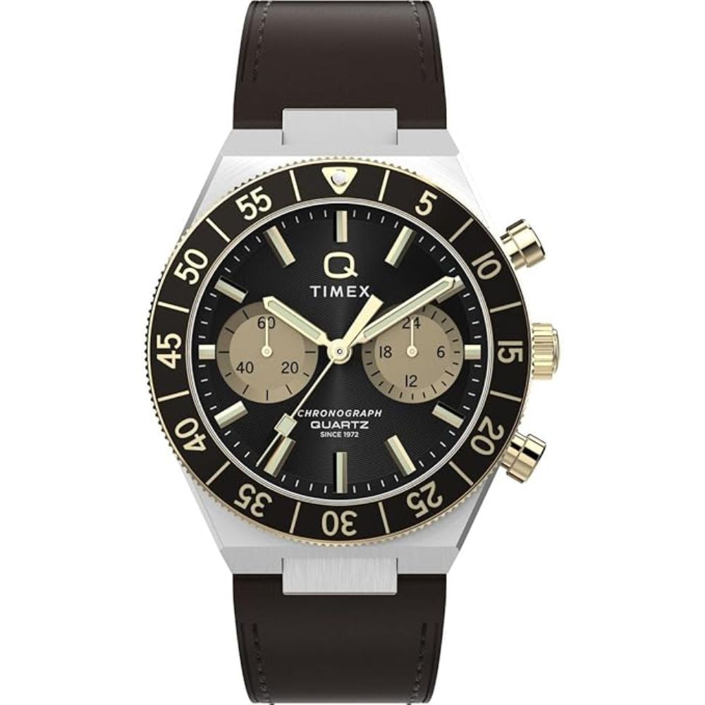 TIMEX Q Black Men Watch TW2Y56000IK