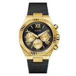 GUESS Equity Black Gold Men Watch GW0791G3