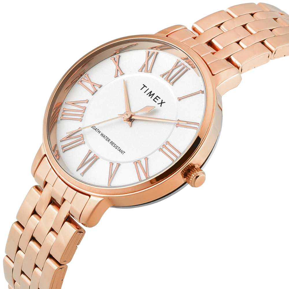 Timex Analog Silver Women Watch TWEL19108