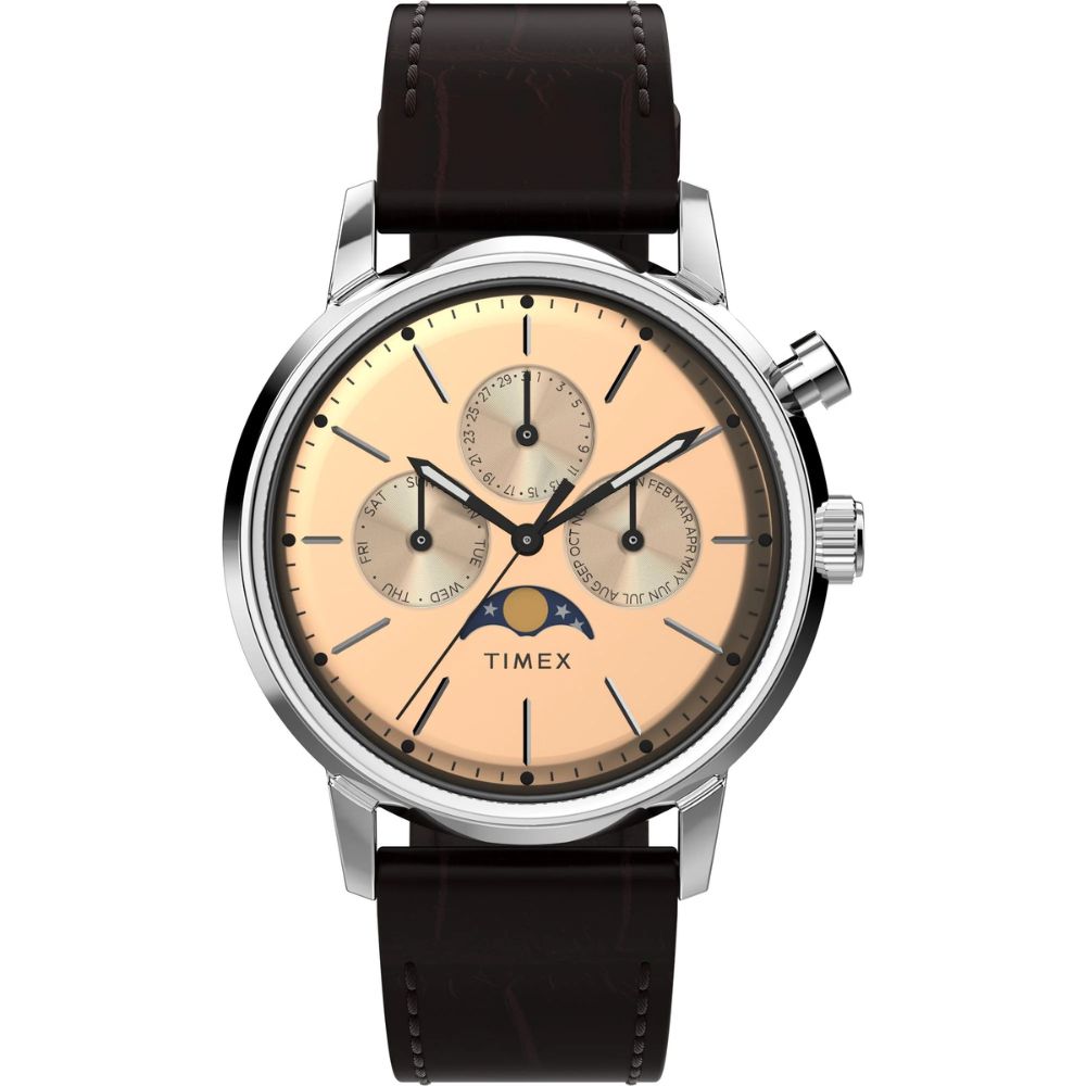 Timex Marlin Rose Gold Dial Men Watch TWEG26801