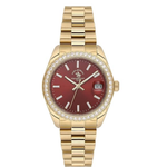 Santa Barbara Polo & Racquet Club Red Dial Women's Watch SB.4.10017-3