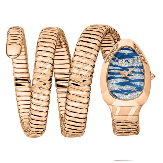 Just Cavalli Serpente Taglio Blue Women's Watch JC1L226M0045