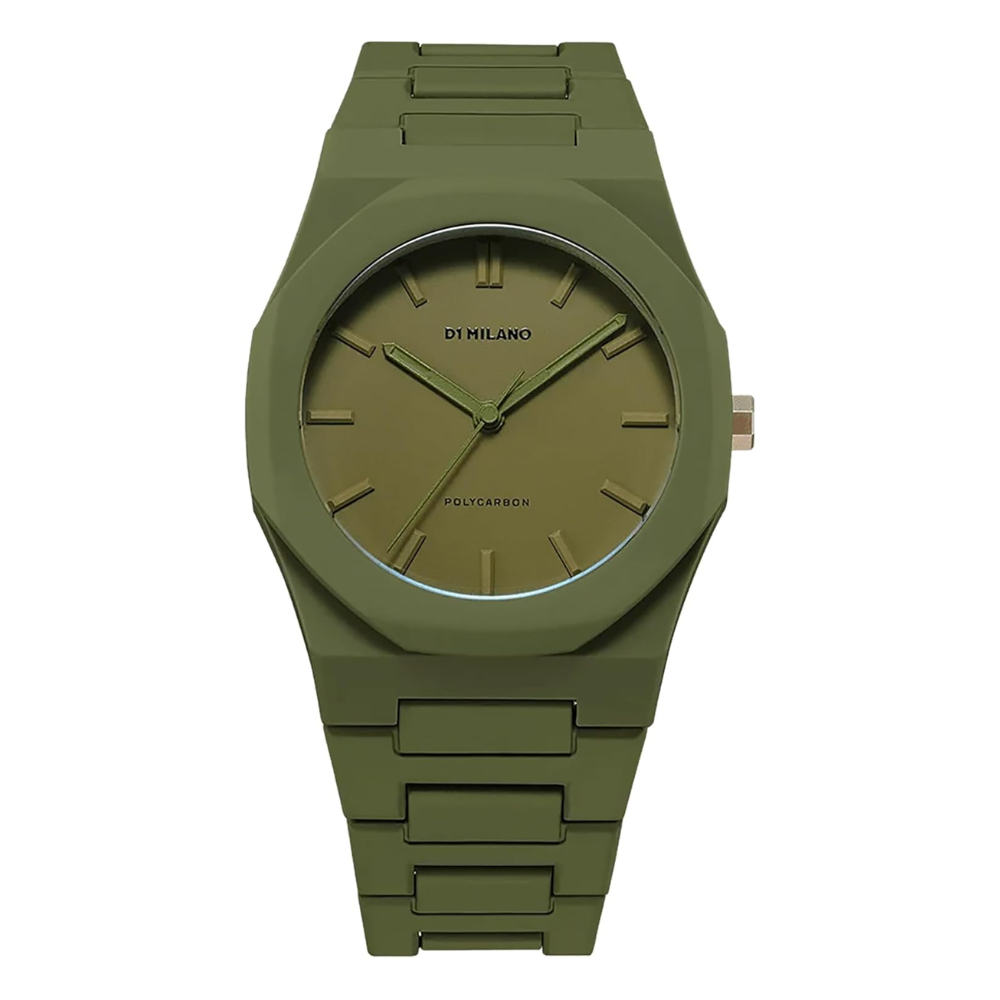 D1 Milano Polycarbon Green Dial Unisex Watch PCBJ22
