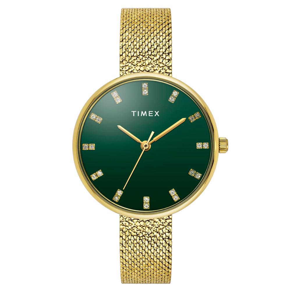 TIMEX Green Dial Women Watch TWEL21501