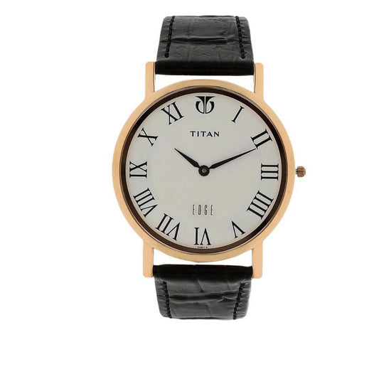 Titan Edge White Dial Men's Watch 1595WL01