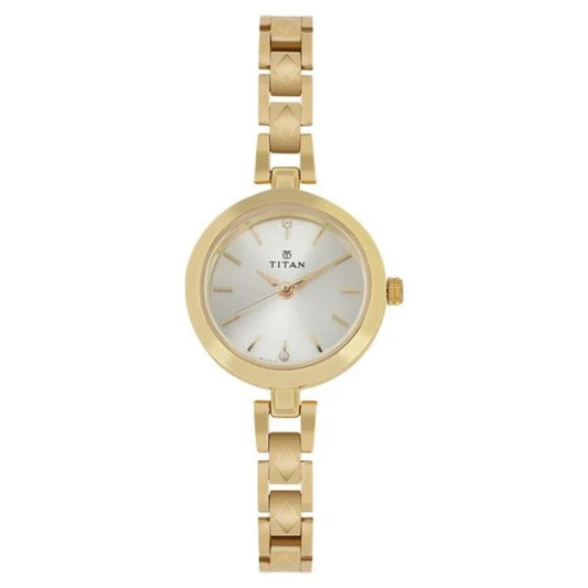 Titan Karishma Champagne Women's Watch 2598YM01