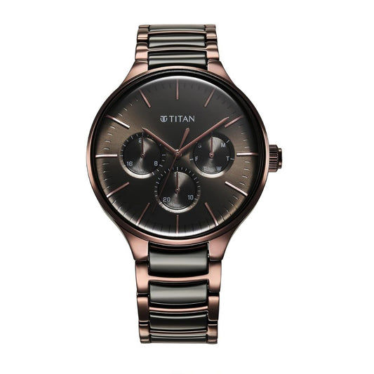 Titan Ceramic Fusion Black Men's Watch 90148KD05