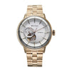 Titan Orbital Open Heart Automatic White Carnation Gold Men's Watch 90226WM01