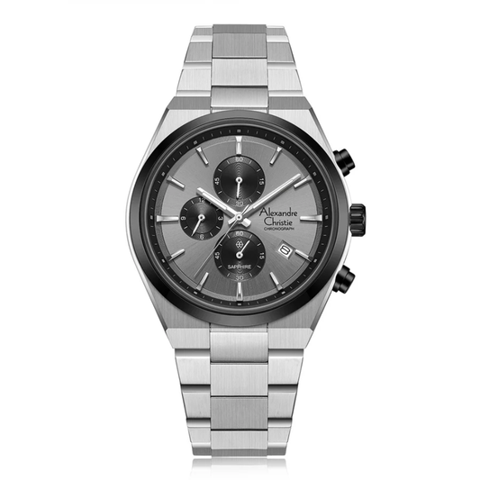 Alexandre Christie Chronograph Grey Men's Watch 8697MCBTBGR