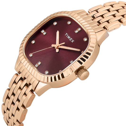 Timex Square Burgundy Women Watch TWEL27300