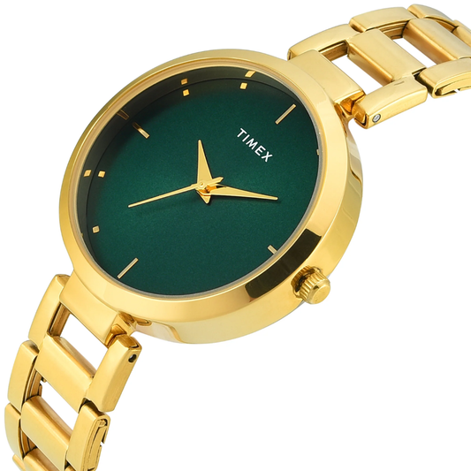 Timex Trendline Green Dial Women's Watch TW000X275