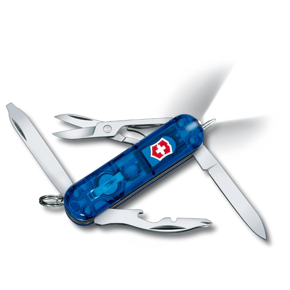 Victorinox Midnite Manager Blue Translucent Swiss Army Knife 0.6366.T2