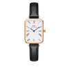 Daniel Wellington Quadro Analog Watch White & Black Women's Wrist Watch DW00100689K