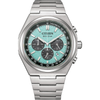 Citizen Zenshin Sky Blue Dial Men's Chronograph Titanium Watch CA4610-85M