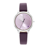 Fastrack Stunners Purple Dial Leather Strap Watch for Girls 6267SL01