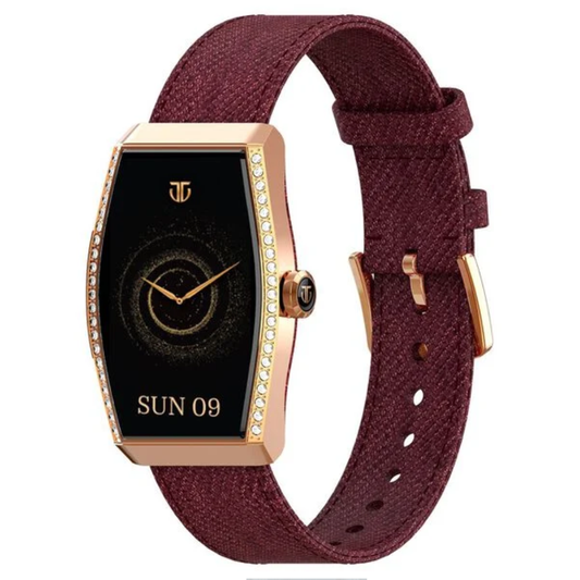 Titan Valerie Aura Crystal Studded Smartwatch Dial Women's Watch 95402WF01
