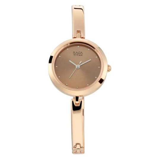 Titan Raga Viva Rose Gold Women's Watch NT2606WM05