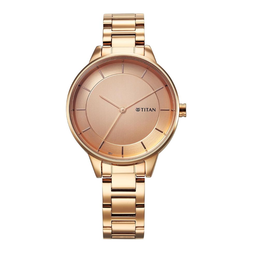 Titan Razzle Dazzle Rose Gold Women's Watch 2648WM06