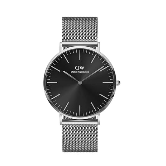 Daniel Wellington Classic Analog Black & Silver Men's Watch DW00100629K