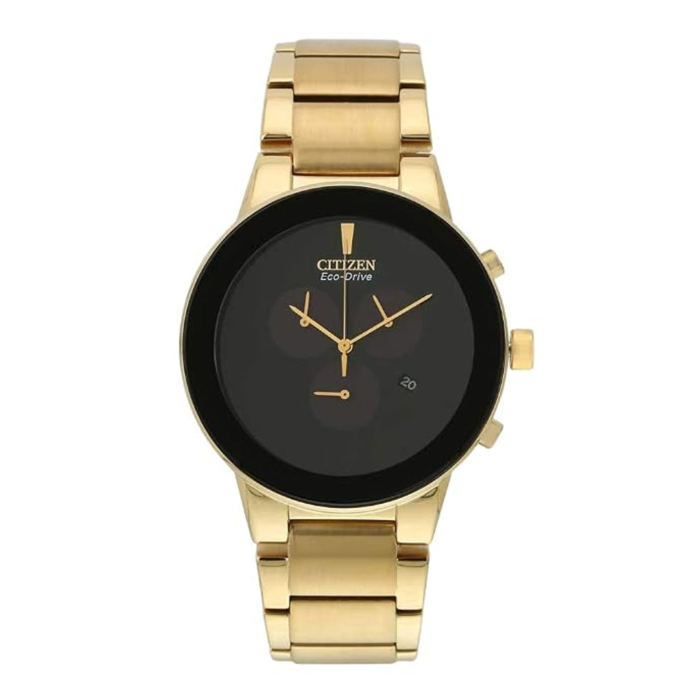 Citizen Stainless Steel Gold Men's Watch AT2242-55E
