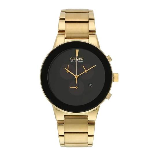 Citizen Stainless Steel Gold Men's Watch AT2242-55E