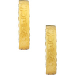 GUESS Circle Lights Gold-Plated Women's Earrings UBE03160YG