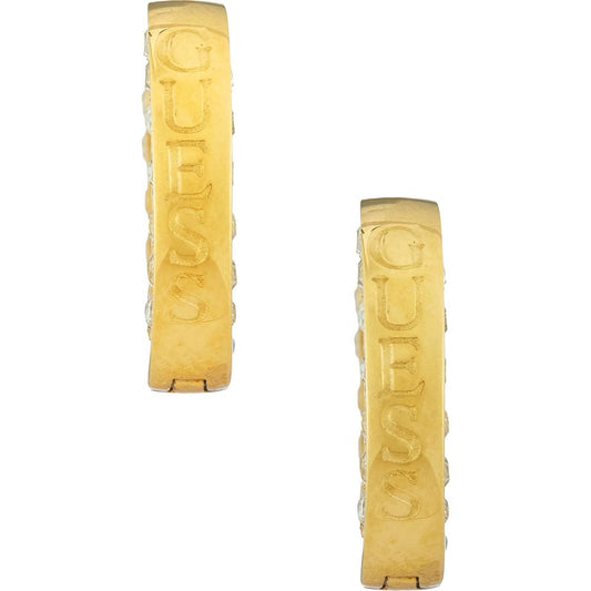 GUESS Circle Lights Gold-Plated Women's Earrings UBE03160YG