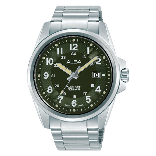 ALBA Green Dial Men's Watch AS9V99X1
