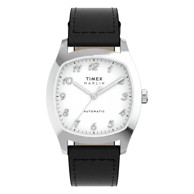 Timex Marlin Tonneau White Dial Mechanical Automatic Men's Watch - TW2Y84300IK