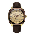 Titan Vintage Concealed Brown Men's Watch 90225KL03