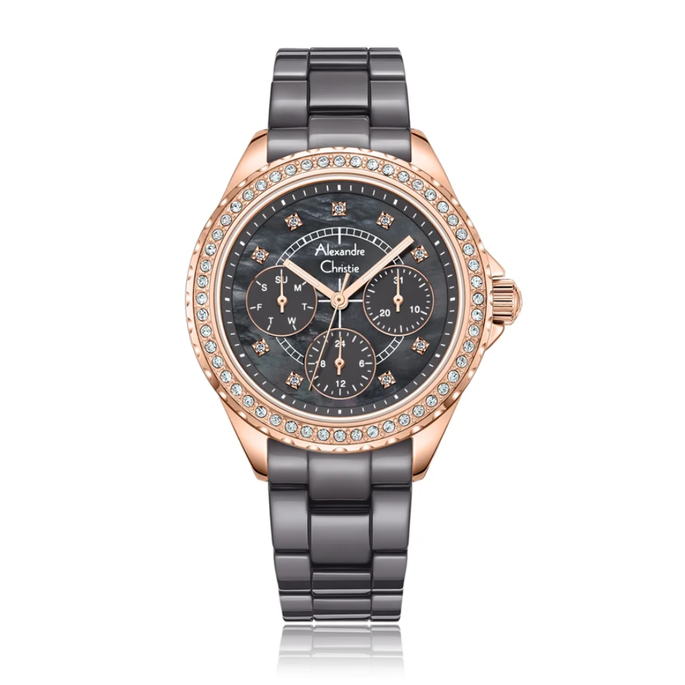 Alexandre Christie Multi-Function Grey Women's Watch 2B16BFBRGMR