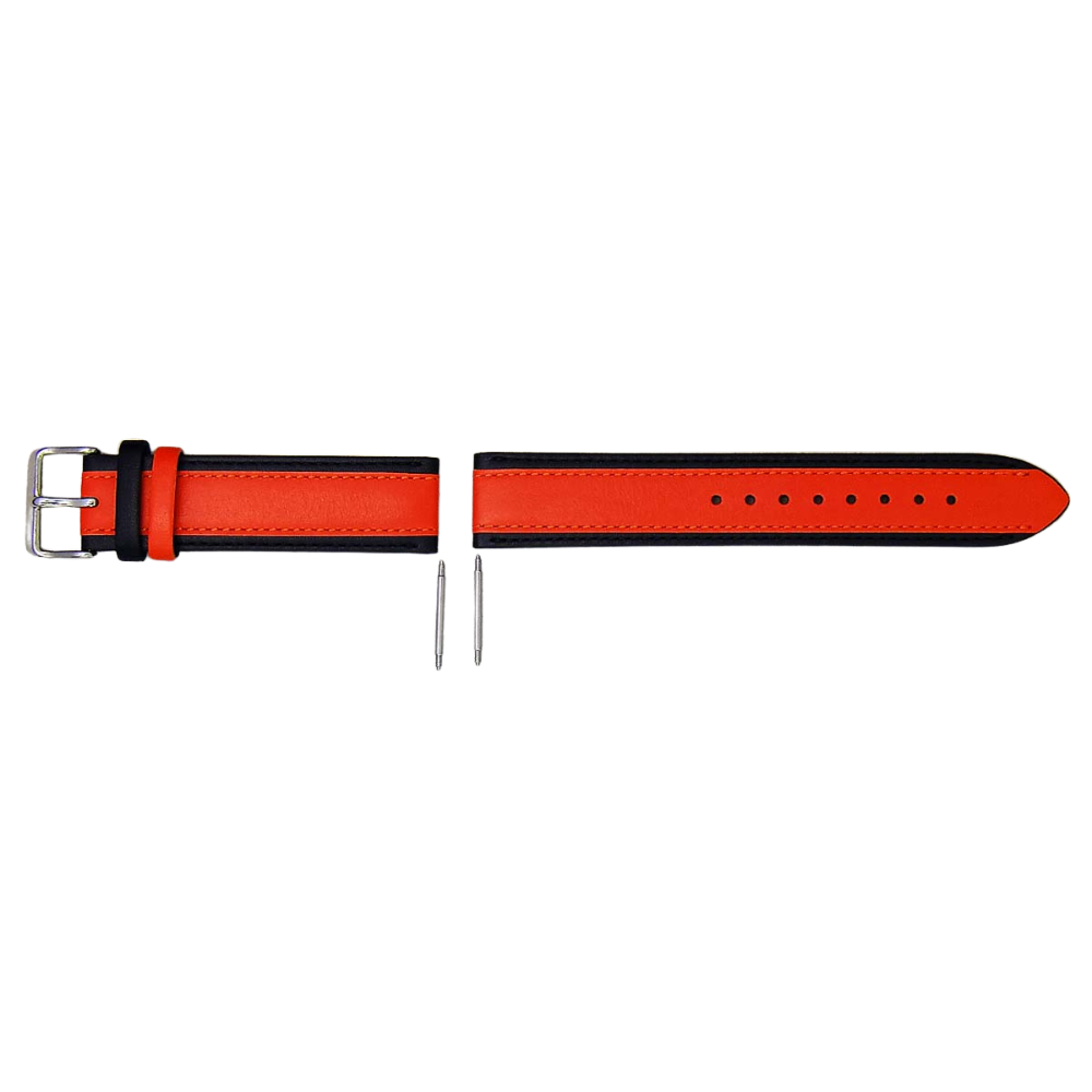 Casio Orange Leather Strap Men's Watch MTP-E310L-1A2V | 10535157