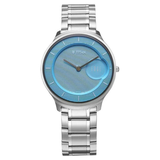Titan Edge Murals Blue Dial Men's Watch 1843SM04