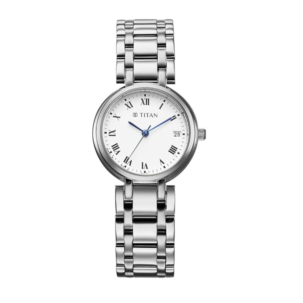 Titan Christina Workwear White Women's Watch 95370SM01