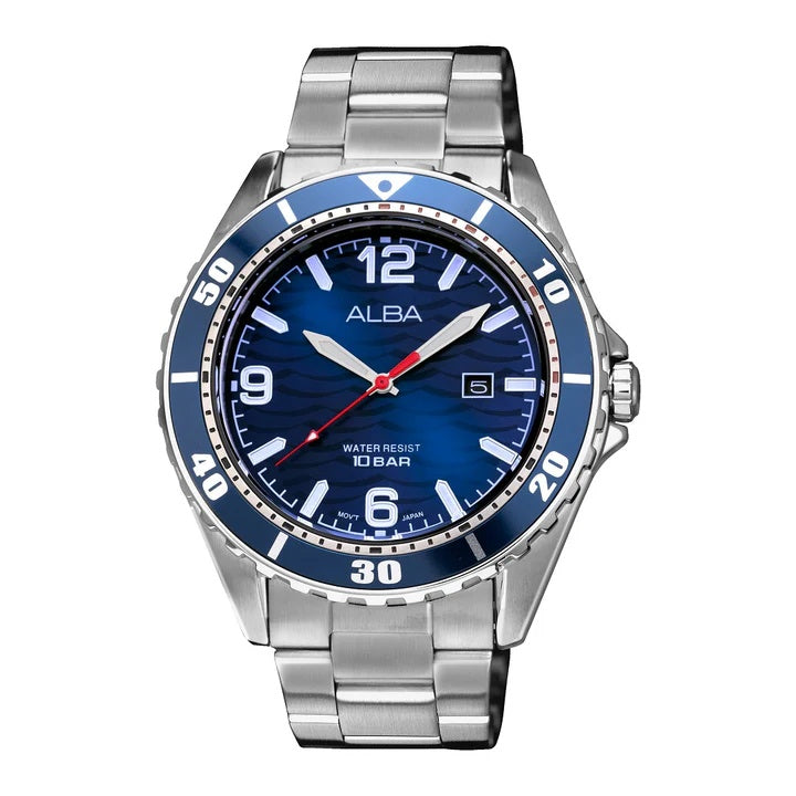 ALBA 44 mm Ag8N47X1 Active Quartz Chronograph for Men