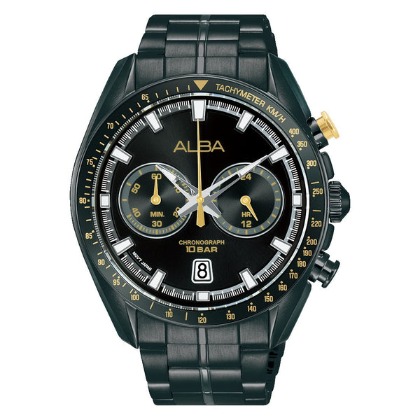 ALBA SIGNA Mens 44 mm A4B013X1 Quartz Chronograph