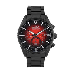 ALBA Mens 43 mm At3H91X1 Fashion Quartz Chronograph