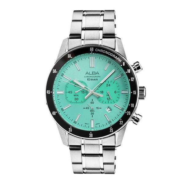 Mens 44 mm At3J83X1 Fashion Quartz Chronograph by ALBA