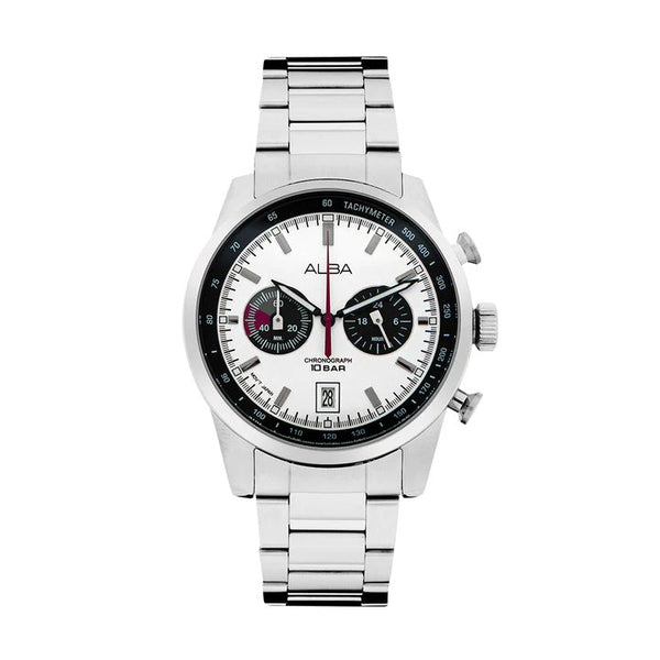 ALBA SIGNA Mens 44 mm A4B009X1 Quartz Chronograph