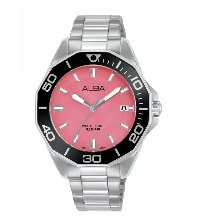 Womens 42.5 mm ALBA Fashion Quartz Chronograph AG8P29X1