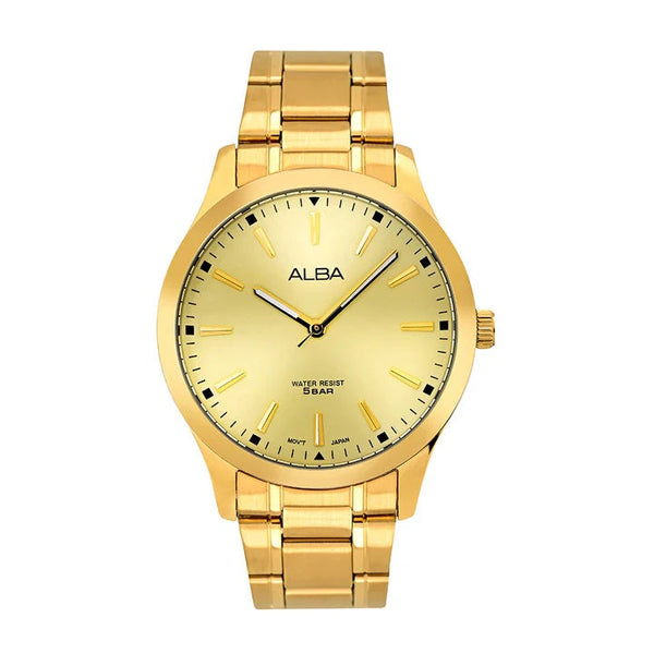 ARX018X1 Alba Gold Metallic Strap Watch