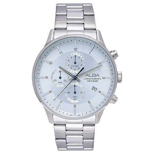 AM3767X1 Alba Silver-White Dial Chronograph