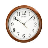 Seiko QXA598B Brown Case Clock