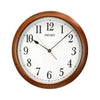 Seiko QXA598B Brown Case Clock